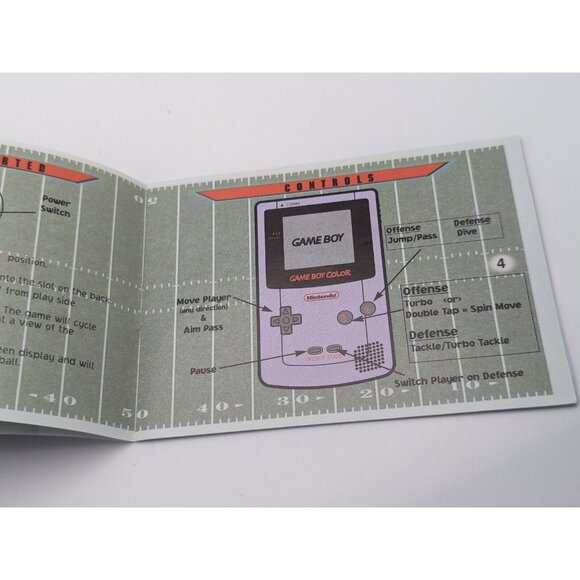 NFL Blitz Nintendo Game Boy Color (Nintendo 64, 1997) Manual Only - Picture 5 of 6